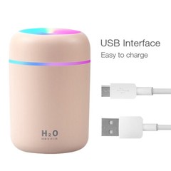 USB Car Air Purifier Diffuser Aroma Oil Humidifier Mist Led Night Light Home