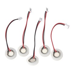 5 Pieces Transducer Ceramics Discs for Home DIY Micro