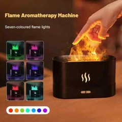 Flame Diffuser 3D LED Light USB-C Air Humidifier Essential Oil Bedroom Mist Home