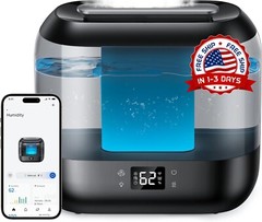 Humidificador de vapor frío de 4 l con luz nocturna y autonomía de 32 horas NEW