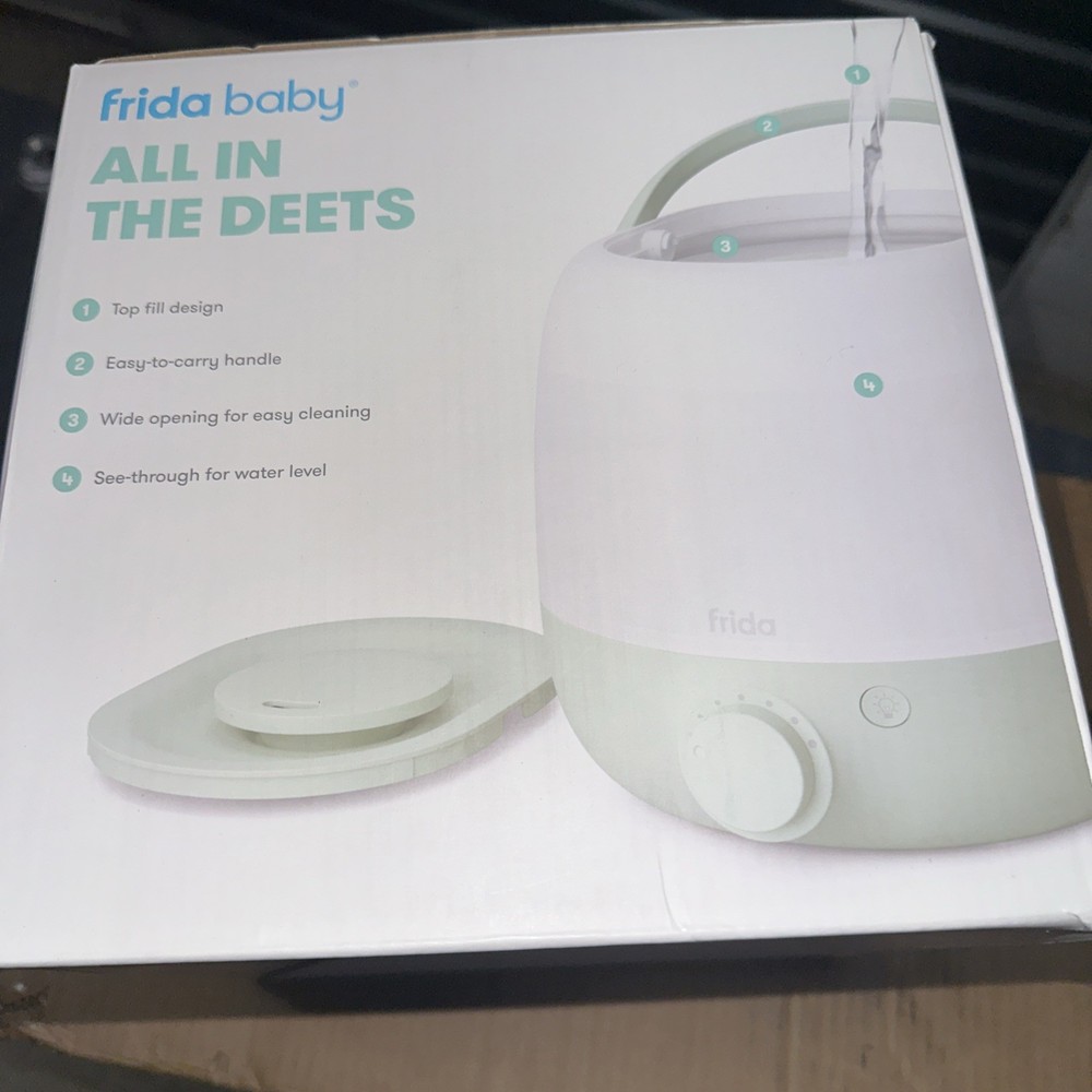 Frida Baby 3-in-1 Cool Mist Humidifier Diffuser Nightlight – Sage Green
