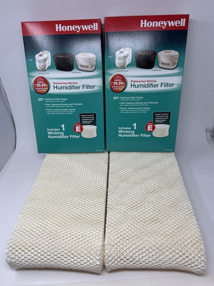 2 Honeywell HC-14 Series HC14V1 Replacement Wicking Humidifier Filters FILTER E