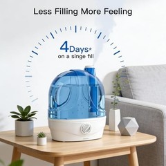 Humidifiers, 2.8L Ultrasonic Cool Mist Humidifier for Large Room Babies