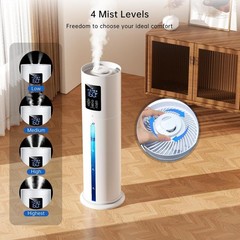 2.1Gal/8L Smart Humidifier Large Room, Top Fill Humidifiers for Bedroom with …