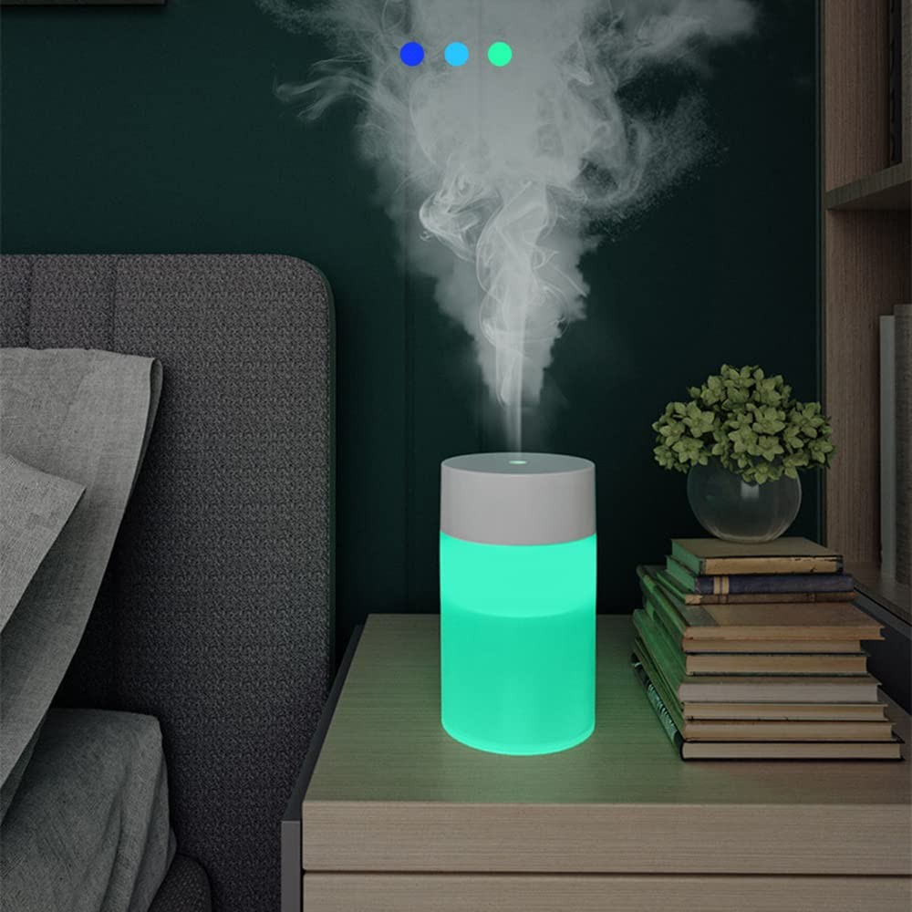 Mini Humidifier, USB Power Supply, Suitable for Study Room, Bedroom, Baby Roo…