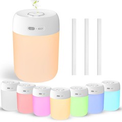 Plant Humidifier Indoor, 650ml Small Humidifier for Plants, White
