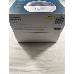 Homedics Breathe Better Ultrasonic Humidifier Home White NEW 0.63 Gal Tank