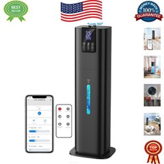 Large 8L Smart Humidifier with Remote & App Control – Auto Shut Off Safeguard