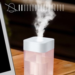 Mini USB Humidifier with Colorful LED Light for Home Car Office 220ml Capacity