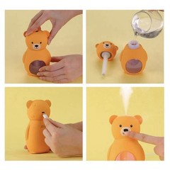 LED Light Cartoon White Teddy Bear USB Humidifier