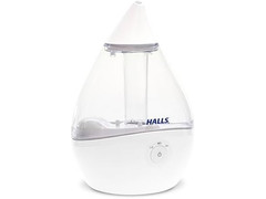 Crane x HALLS Droplet Ultrasonic Small Air Humidifier – Cool Mist 0.5 Gallon