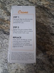 Crane Humidifier Demineralization Filter HS-1932 for Adorable Humidifier New