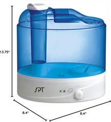 SU-2020: 2-Gallon Ultrasonic Humidifier, White/Blue
