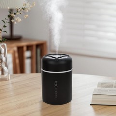 Portable Mini Humidifier, 300ml USB Cool Mist Small Humidifier with Colorful Lig