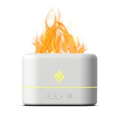 Essential Oil Aroma Diffuser Aromatherapy LED Flame Car Humidifier Air Purifier