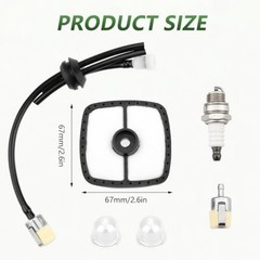 For Echo GT 225 Tune Up Kit with Air Filter Spark Fuel Line for Garden Use