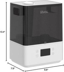 Smart Humidifiers for Bedroom Large Room Home,(6L) Cool Mist Top Fill Essenti…