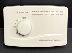 Humidistat Whole-House Duct or Wall Mounted Humidifier Control