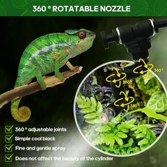 Reptile Smart Mister, Humidifiers Touch Version – 2nd Gen, Black