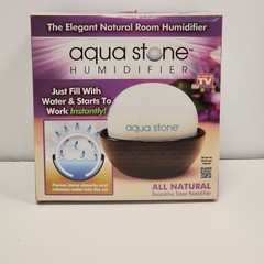 Aqua Stone Humidifier Natural Decorative Stone Water Humidifier w/ Box