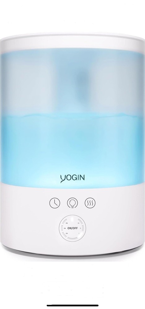 Yogin Ultrasonic Humidifier HU25-02A White New