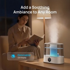 DREO Smart Cool Mist Humidifier with Diffuser and Nightlight,1gal – HM321