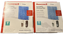 Lot Of 2 Honeywell HFT600 Humidifier Wicking Filter – Protec Treated – T Filter