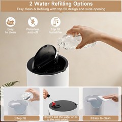 1.98gal/7.5L Bedroom Silent Humidifier Suitable for Large Room
