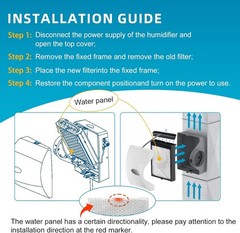 4793 Humidifier Maintenance Kit, No. 10 Water Panel Humidifier Replacement Filte