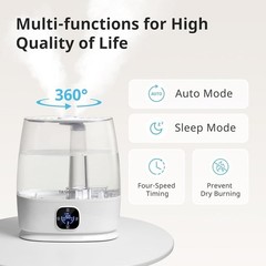 Ultrasonic Humidifier 3 in 1 Aroma Diffuser Quiet Cool Mist Large Room New