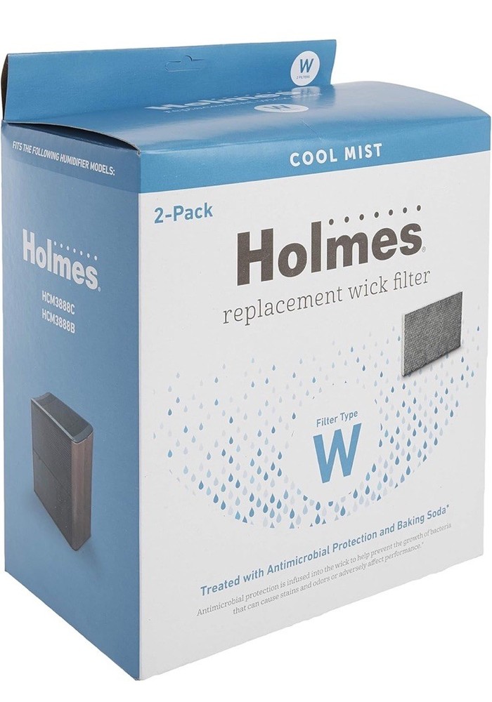 Holmes 2 Pack “W” Replacement Humidifier Filters Model HCM3888 & HCM3888B, New ￼