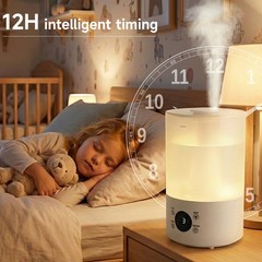 4L Cool Mist Humidifier for Home Plant and Baby Nursery Humidifiers for Bedroom