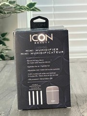 Icon Beauty Mini Humidifier 2 LED Light Options, Portable & Lightweight