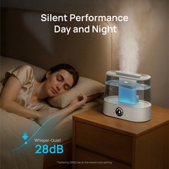 DREO Smart Cool Mist Humidifier with Diffuser and Nightlight,1gal – HM321