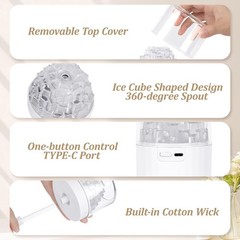 Portable Mist Humidifier with Colorful Light Auto-Off USB Desktop Personal Humid