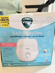 Vicks 3-in-1 Sleepy Time Humidifier with Nightlight, Cool Mist Ultrasonic Humidi
