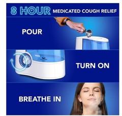 Vicks VapoSteam Medicated Liquid, Use in Vicks Vaporizers & Humidifiers, 8 fl
