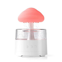 Cloud Rain Humidifier for Bedroom with Soothing Rain Sounds, Water Drip Mushroom