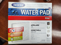 New BestAir A10W Water Pad Elite Humidifier Filters Aprilaire, Honeywell