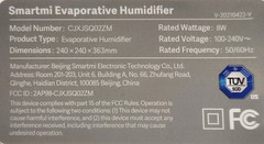 Smartmi Evaporative Humidifier 4L CJXJSQ02ZM White – Mi Home Alexa Google