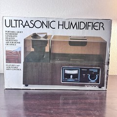 Vintage 1980’s ROBESON Ultrasonic Humidifier Model UH500 Mint Condition In Box