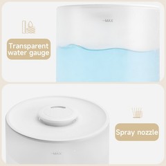 4L Cool Mist Humidifier for Home Plant and Baby Nursery Humidifiers for Bedroom