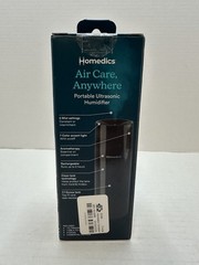 HoMedics Ultrasonic Portable Humidifier Red UHE-CMP17-BG USB Rechargeable