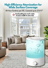 Humidificador De Luz Nocturna Para Dormitorio Infantil Con Gran Capacidad 3,5 L