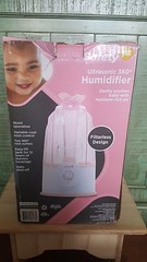 Safety 1st Ultrasonic 360 Cool Mist Humidifier Model #1H185 Pink Color Used