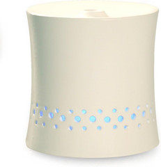Ultrasonic Aroma Diffuser/Humidifier with White Ceramic Housing