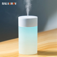 260ML USB Ultrasonic Air Humidifier LED Lamp Mini Essential Oil Diffuser Car Pur
