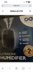 Air Humidifier 50 hr Continuous Use 6L Tank Essential Oil Tray Filterless NEW