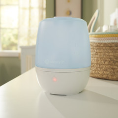 Safety 1st Compact Cool Mist Humidifier Blue Everyday Nursery Air Moisturizer