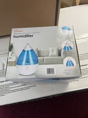 CRANE FILTER-FREE ULTRASONIC Cool Mist Humidifier For Coughs & Other Effects
